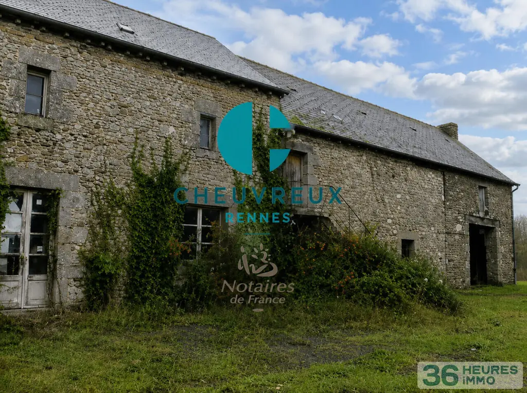 Maison a vendre aux encheres en ligne Ménéac 56490 Morbihan 56 120 m2 9 pièces 46000 euros CHEUVREUX M2 002