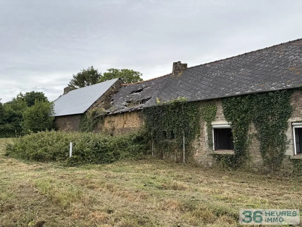 Maison a vendre aux encheres en ligne La Trinité-Porhoët 56490 Morbihan 56 52 m2 4 pièces 51000 euros CHEUVREUX TP1 004