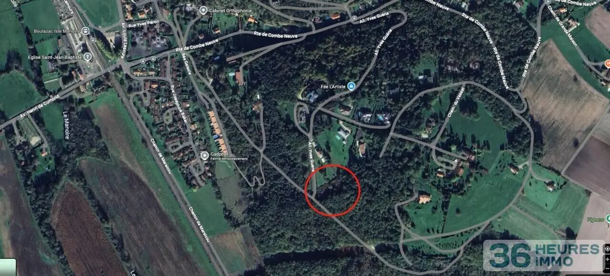 Terrain a batir a vendre aux encheres en ligne Boulazac Isle Manoire 24330 Dordogne 24 40000 euros ASS-260317-110058 002