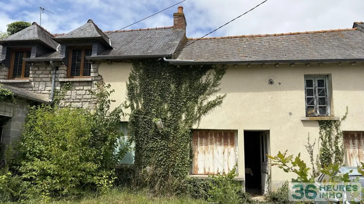 Maison a vendre aux encheres en ligne Saint-Brieuc-de-Mauron 56430 Morbihan 56 94 m2 4 pièces 37000 euros CHEUVREUX SB4 002