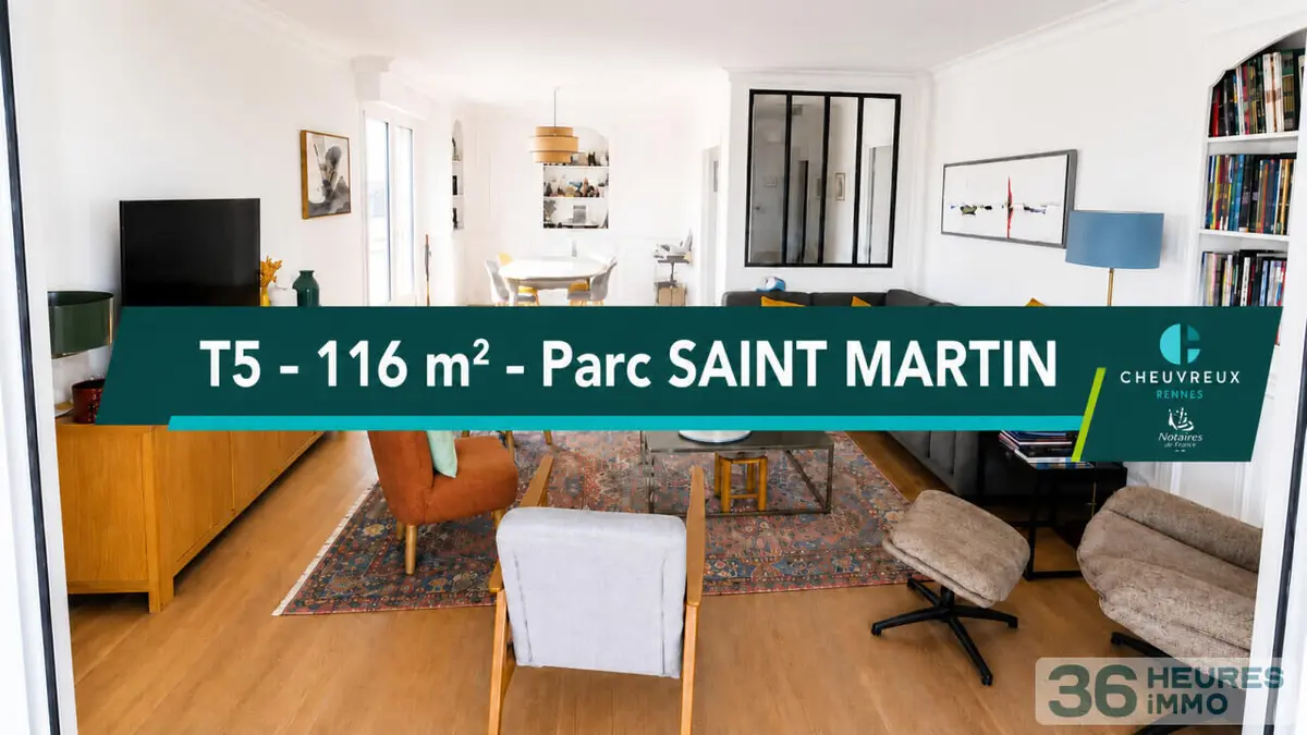 Appartement a vendre aux encheres en ligne Rennes 35700 Ille-et-Vilaine 35 116 m2 5 pièces 544960 euros CHEUVREUX RENNES 002