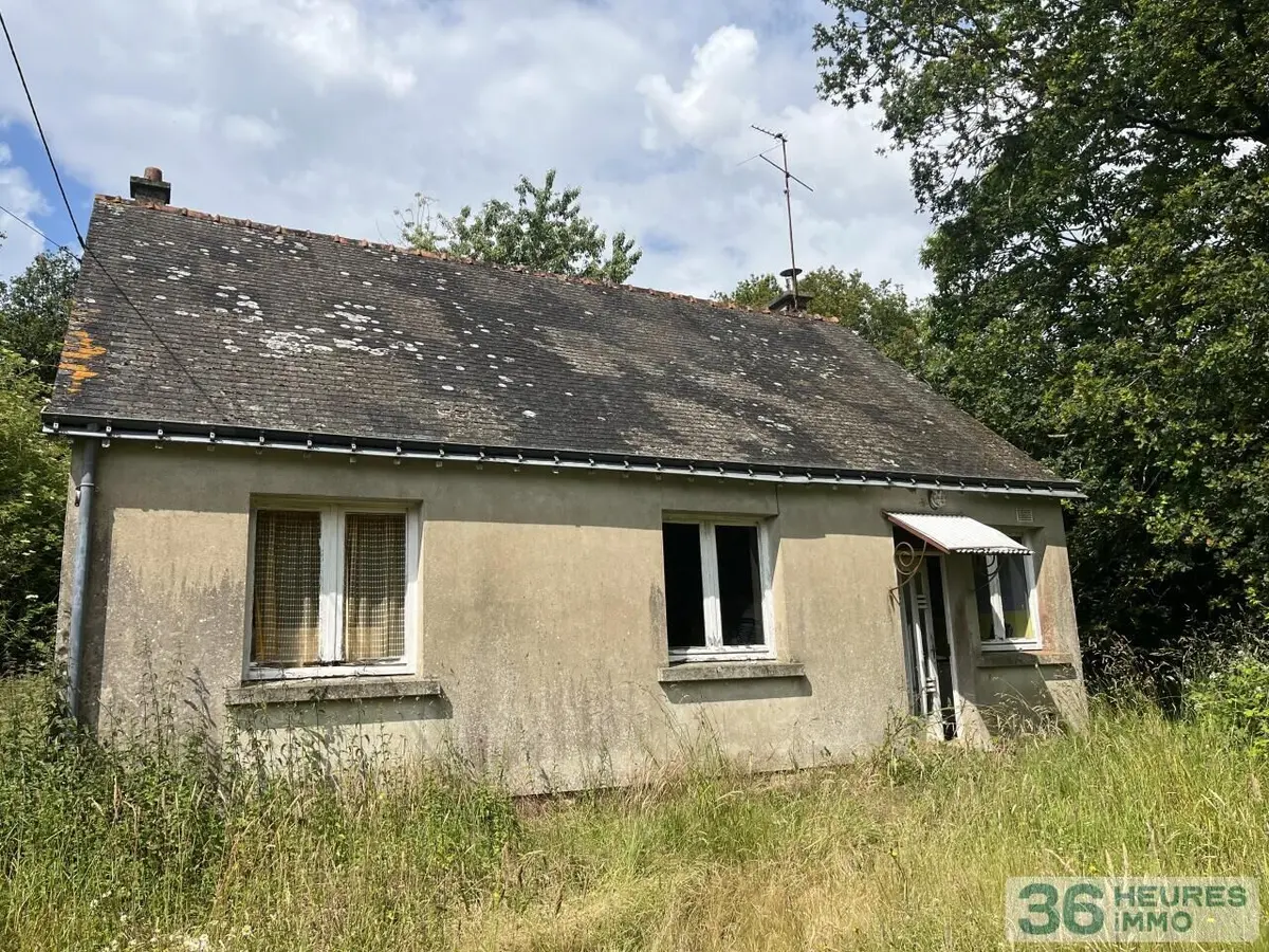 Maison a vendre aux encheres en ligne Guillac 56800 Morbihan 56 62 m2 4 pièces 51000 euros CHEUVREUX/G2 002