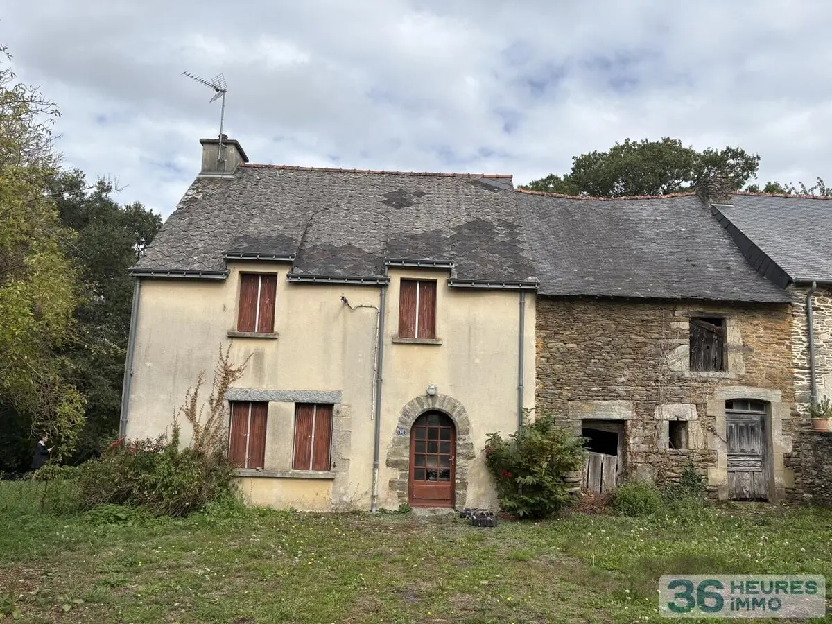 Maison a vendre aux encheres en ligne Guillac 56800 Morbihan 56 101 m2 1 pièce 34000 euros CHEUVREUX GUI-1 002