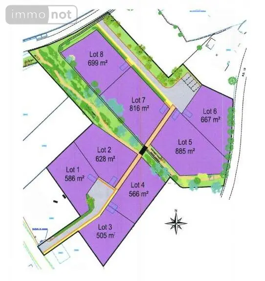 Terrain a batir a vendre Val d'Arcomie 15320 Cantal 15 4685 m2 15 euros 044/95 010
