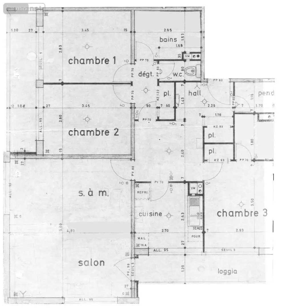 Appartement a vendre Dijon 21000 Côte-d'Or 21 89 m2 4 pièces 120000 euros 044/2025/112 012