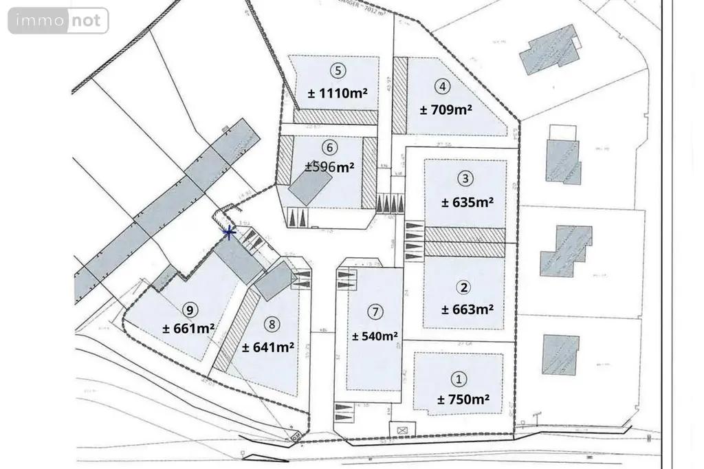 Terrain a batir a vendre Quimper 29000 Finistère 29 540 m2 70200 euros 002/787 003