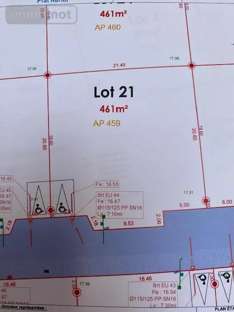 Terrain a batir a vendre Pont-l'Abbé 29120 Finistère 29 461 m2 87874 euros 023/1420 002