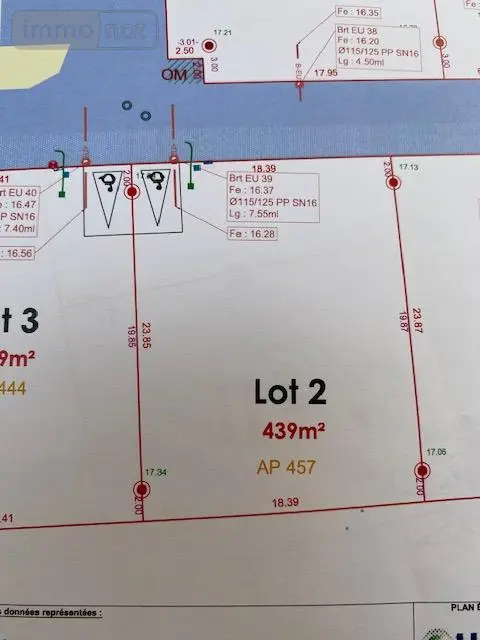 Terrain a batir a vendre Pont-l'Abbé 29120 Finistère 29 439 m2 85754 euros 023/1422 002