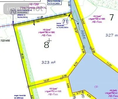 Terrain a batir a vendre Châteaubourg 35220 Ille-et-Vilaine 35 323 m2 89900 euros lot 8 002