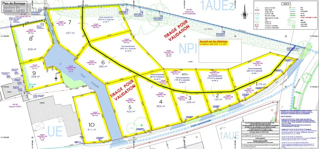 Terrain a batir a vendre Châteaubourg 35220 Ille-et-Vilaine 35 323 m2 89900 euros lot 8 003