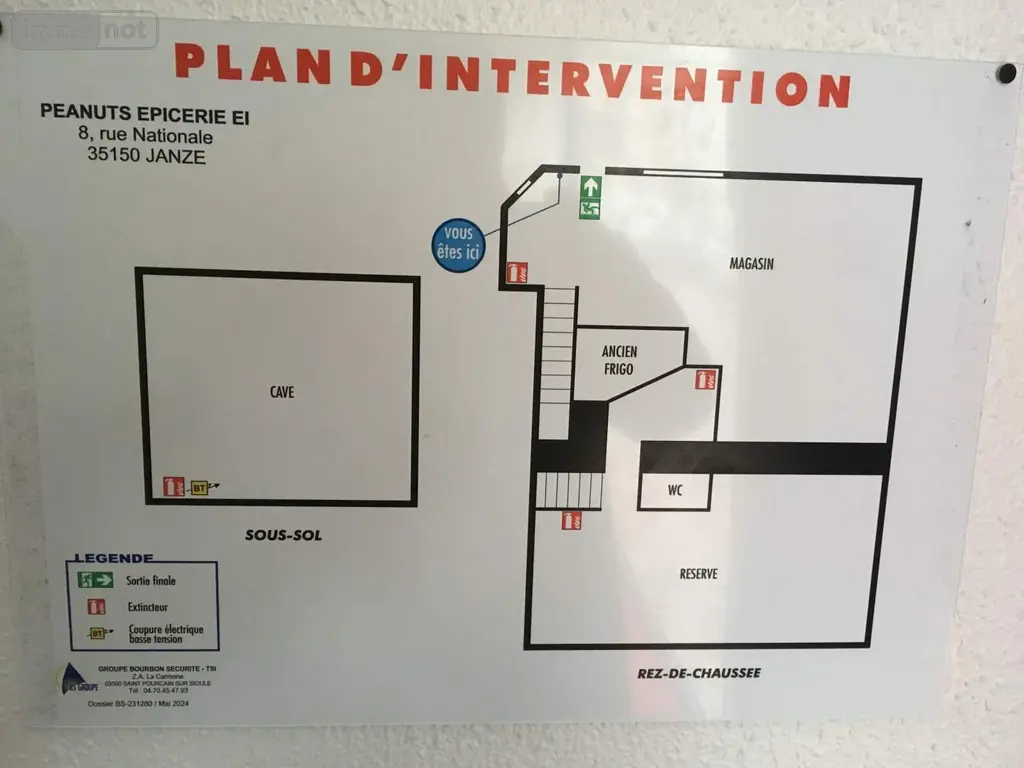 Fonds et murs commerciaux a vendre Janzé 35150 Ille-et-Vilaine 35 36 m2 2 pièces 99000 euros 134/4374 007