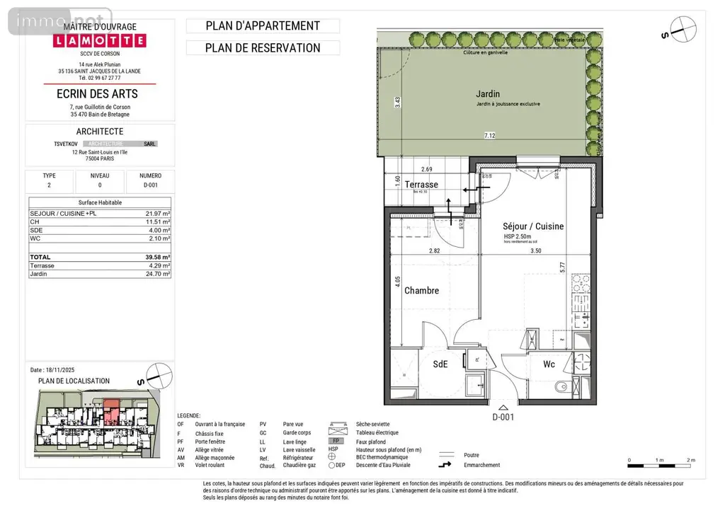 Appartement a vendre Bain-de-Bretagne 35470 Ille-et-Vilaine 35 39 m2 2 pièces 159000 euros 136/5190a 007