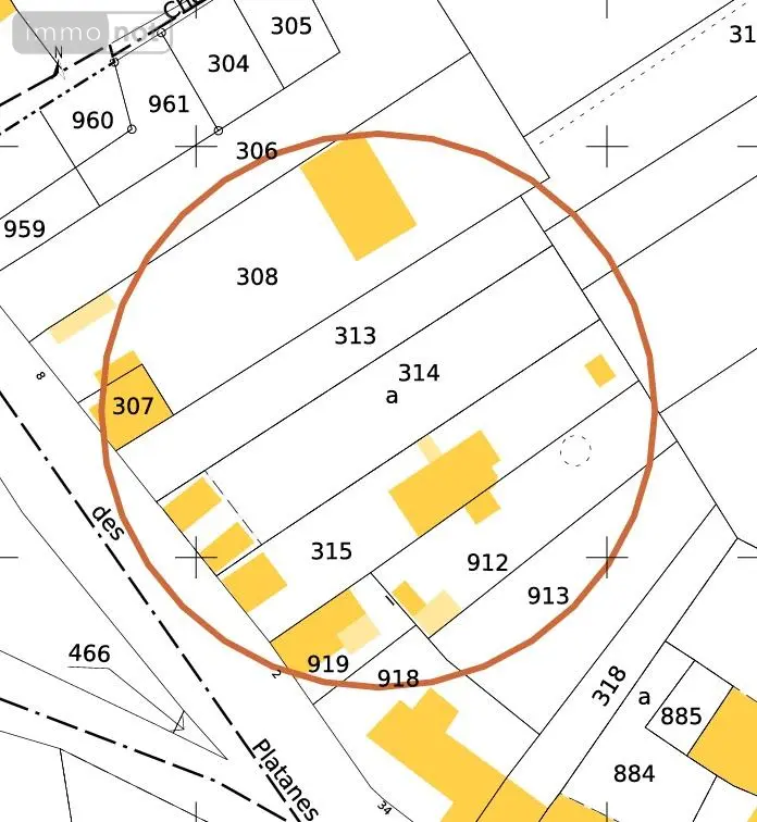 Terrain a batir a vendre Dolus-le-Sec 37310 Indre-et-Loire 37 626 m2 13780 euros 034/140444 003