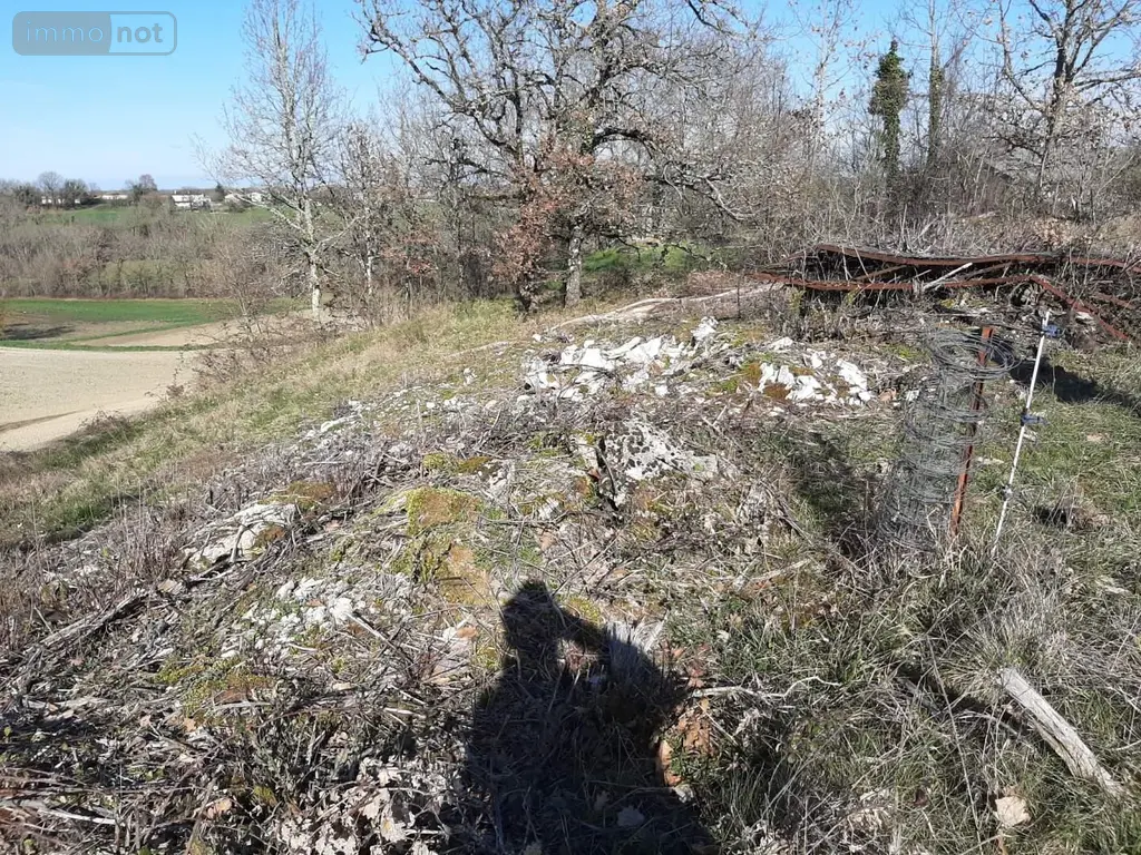 Terrain a batir a vendre Montdoumerc 46230 Lot 46 1640 m2 47700 euros 009/1666 008