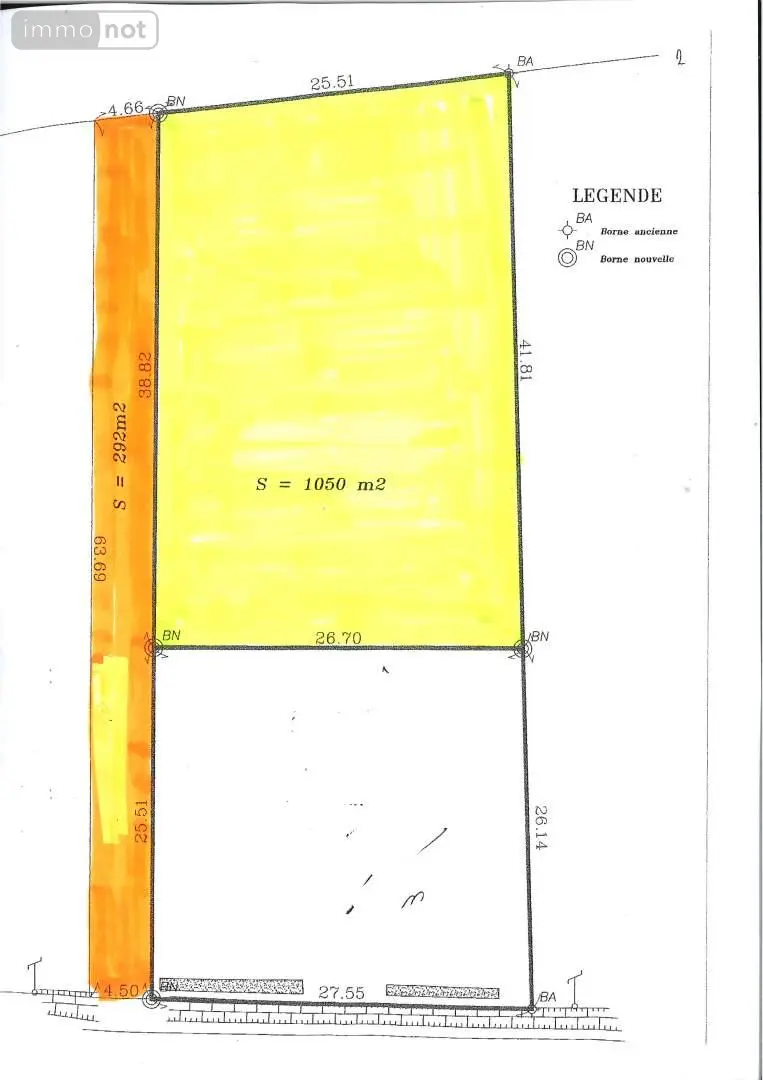 Terrain a batir a vendre Saint-Philbert-du-Peuple 49160 Maine-et-Loire 49 1050 m2 48000 euros 49046/760 002