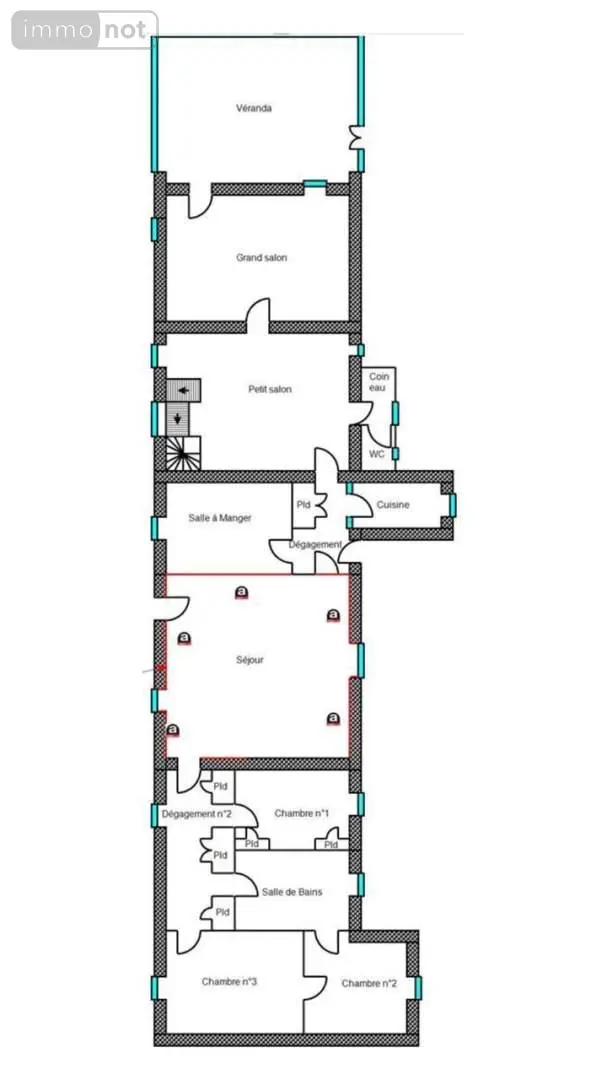 Propriete a vendre Le Mesnil 50580 Manche 50 439 m2 16 pièces 519800 euros 045/1719 021