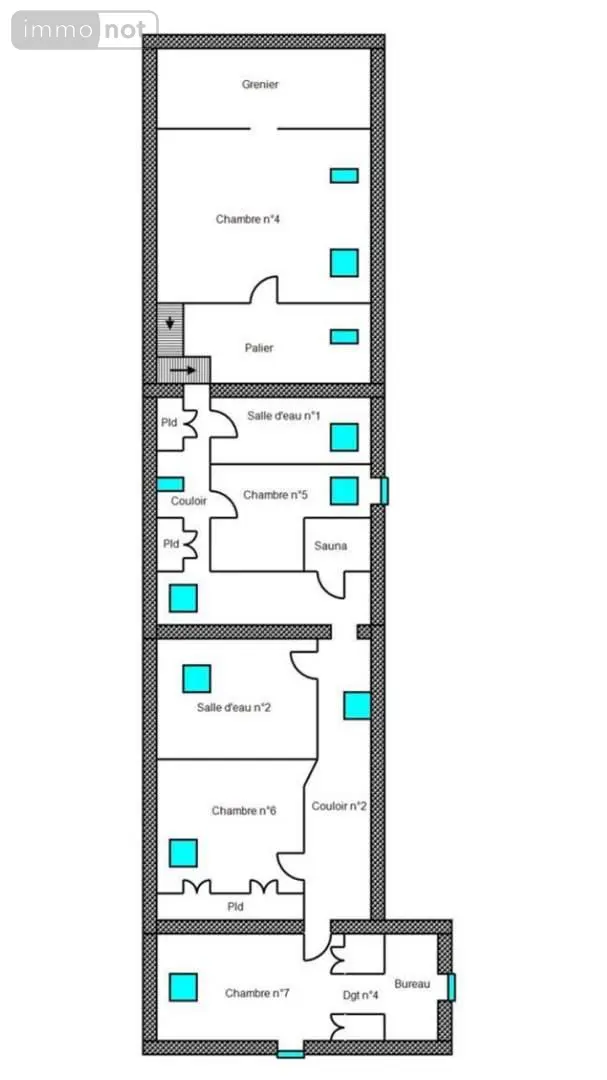 Propriete a vendre Le Mesnil 50580 Manche 50 439 m2 16 pièces 519800 euros 045/1719 022