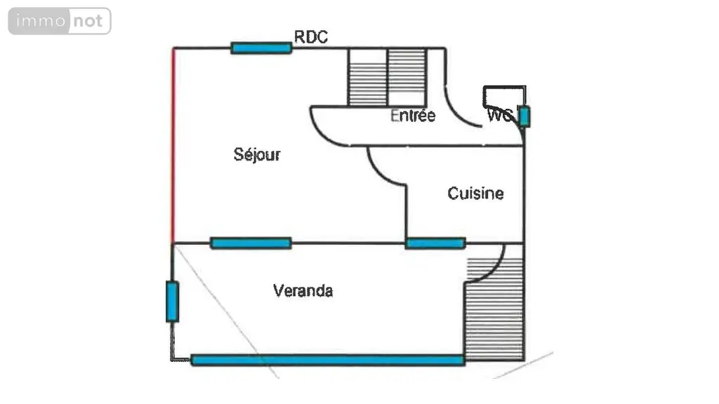 Maison a vendre Cherbourg-en-Cotentin 50130 Manche 50 133 m2 6 pièces 312600 euros 045/1727 019
