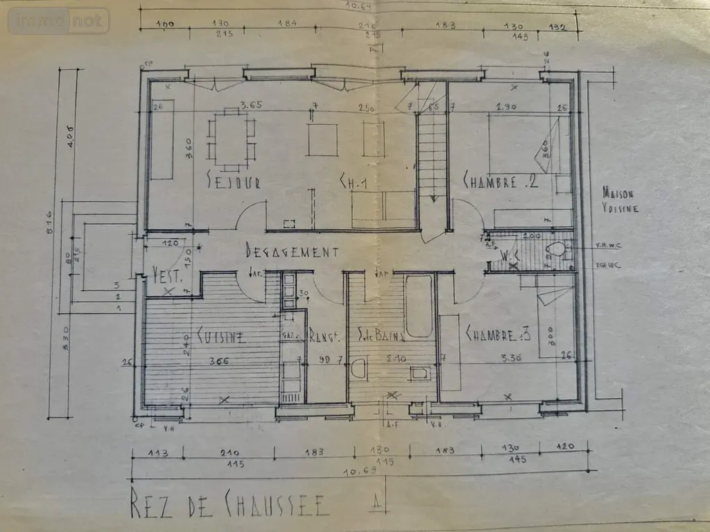 Maison a vendre Cherbourg-en-Cotentin 50100 Manche 50 105 m2 6 pièces 260800 euros 045/1775 018