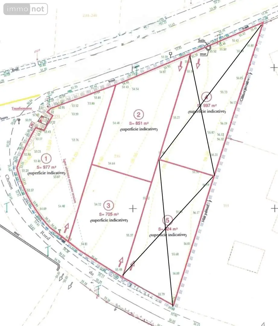 Terrain a batir a vendre Allaire 56350 Morbihan 56 851 m2 36440 euros 119c 001