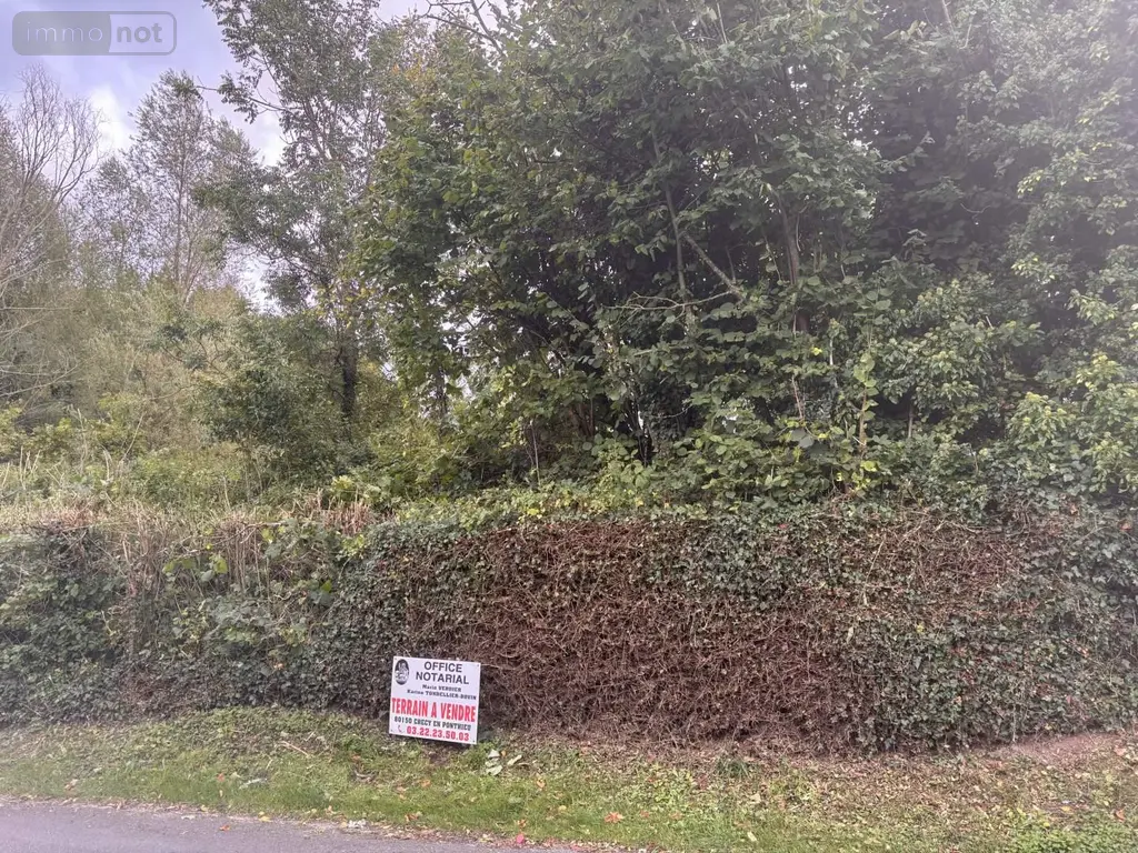 Terrain a batir a vendre Machy 80150 Somme 80 1211 m2 42500 euros 113/1746 006