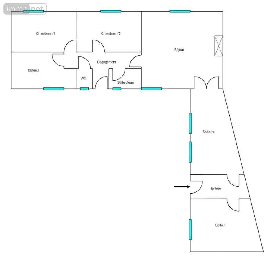 Maison a vendre Boivre-la-Vallée 86470 Vienne 86 92 m2 4 pièces 144000 euros L1977 004