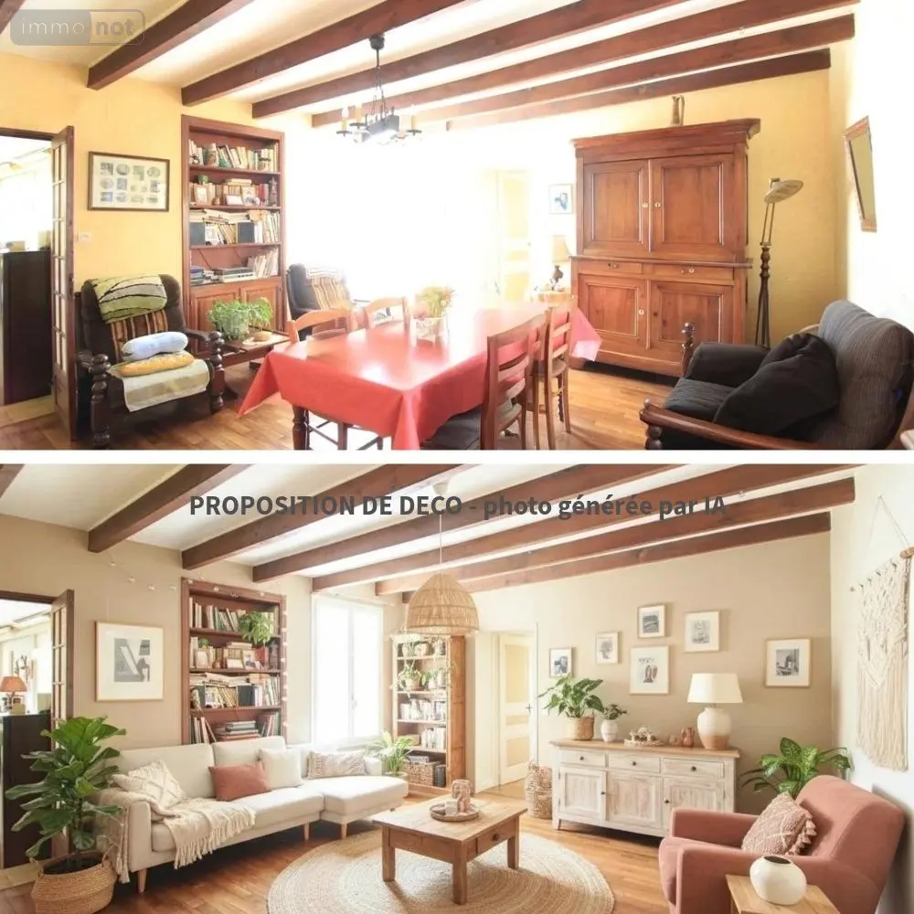 Maison a vendre Boivre-la-Vallée 86470 Vienne 86 92 m2 4 pièces 144000 euros L1977 006