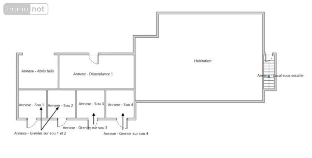 Maison a vendre Saint-Augustin-des-Bois 49170 Maine-et-Loire 49 90 m2 3 pièces 156300 euros 49019-3524 006