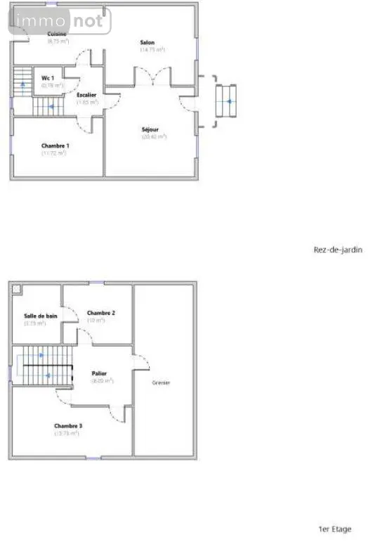 Maison a vendre Le Monteil 15240 Cantal 15 95 m2 5 pièces 74200 euros 80T-15029 014
