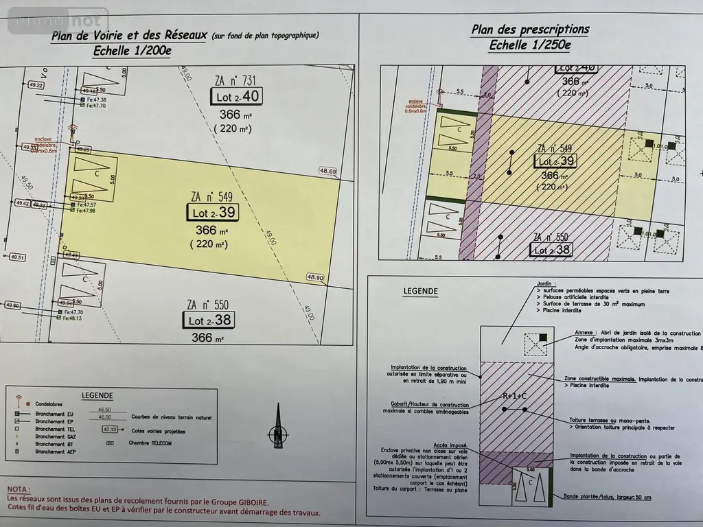 Terrain a batir a vendre Châteaugiron 35410 Ille-et-Vilaine 35 86515 euros VT173-35018 004