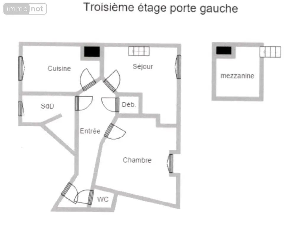 Location appartement Reims 51100 Marne 51 42 m2 2 pièces 580 euros LOCATAGGA3G 009
