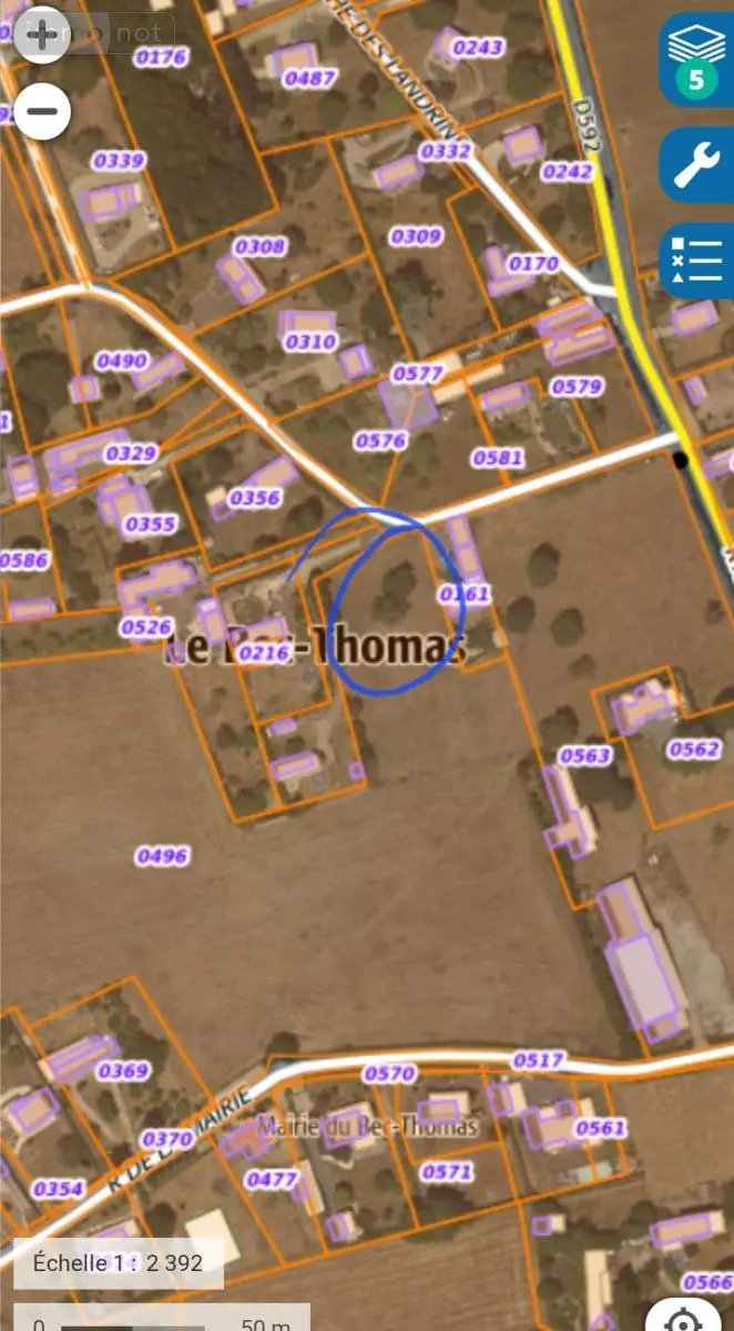 Terrain a batir a vendre Le Bec-Thomas 27370 Eure 27 68900 euros 27061-1446 002
