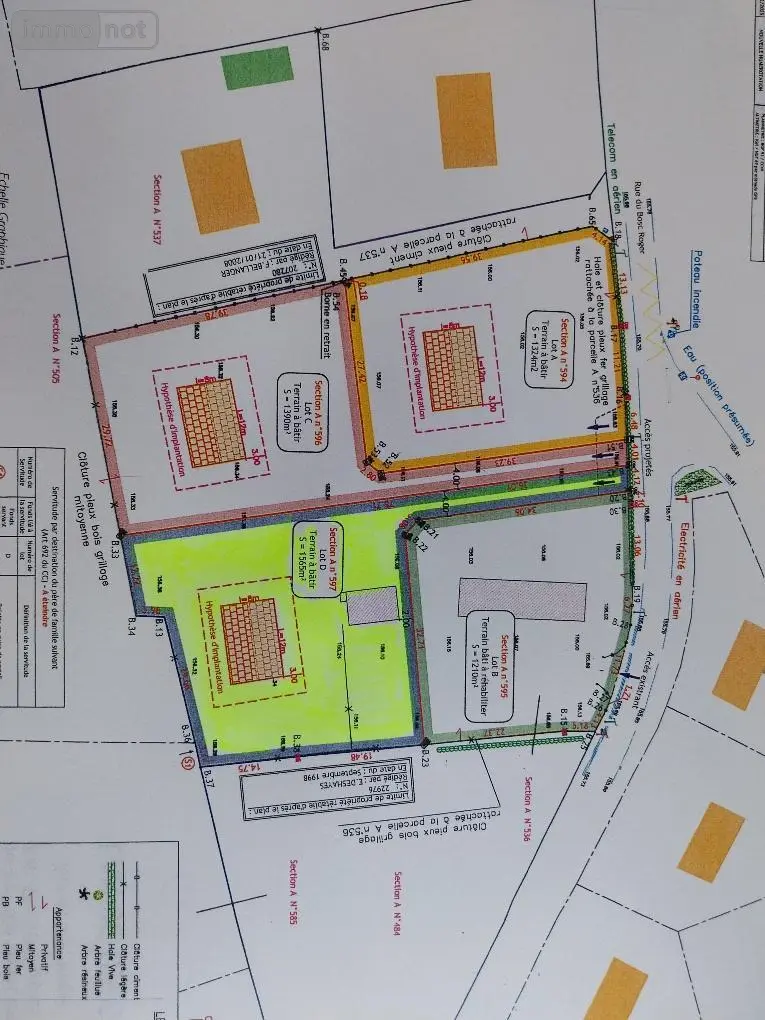 Terrain a batir a vendre Barquet 27170 Eure 27 30000 euros 27061-1487 002
