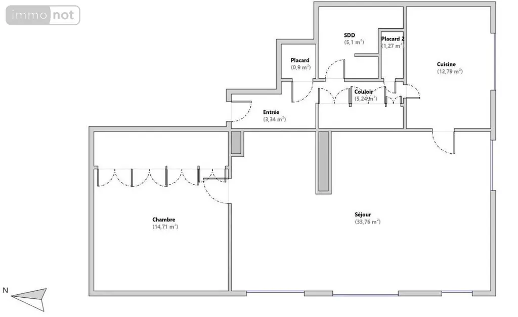 Appartement a vendre Rouen 76000 Seine-Maritime 76 77 m2 3 pièces 276672 euros 76006-51 003