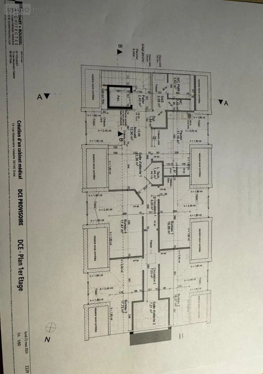 Location fonds et murs commerciaux Dole 39100 Jura 39 19 m2 920 euros 39033-L511 004