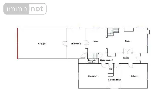 Maison a vendre Courgains 72260 Sarthe 72 146 m2 7 pièces 146840 euros 72126-3167 012