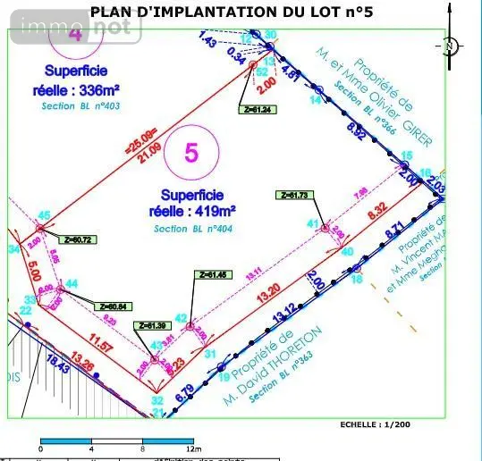 Terrain a batir a vendre Landerneau 29800 Finistère 29 113770 euros 29038-1715 002