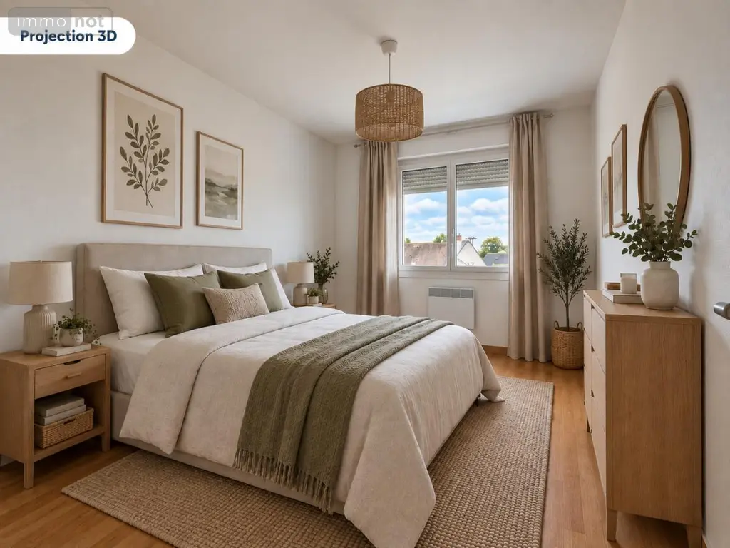 Appartement a vendre Ballan-Miré 37510 Indre-et-Loire 37 48 m2 2 pièces 136500 euros 37096-66 007