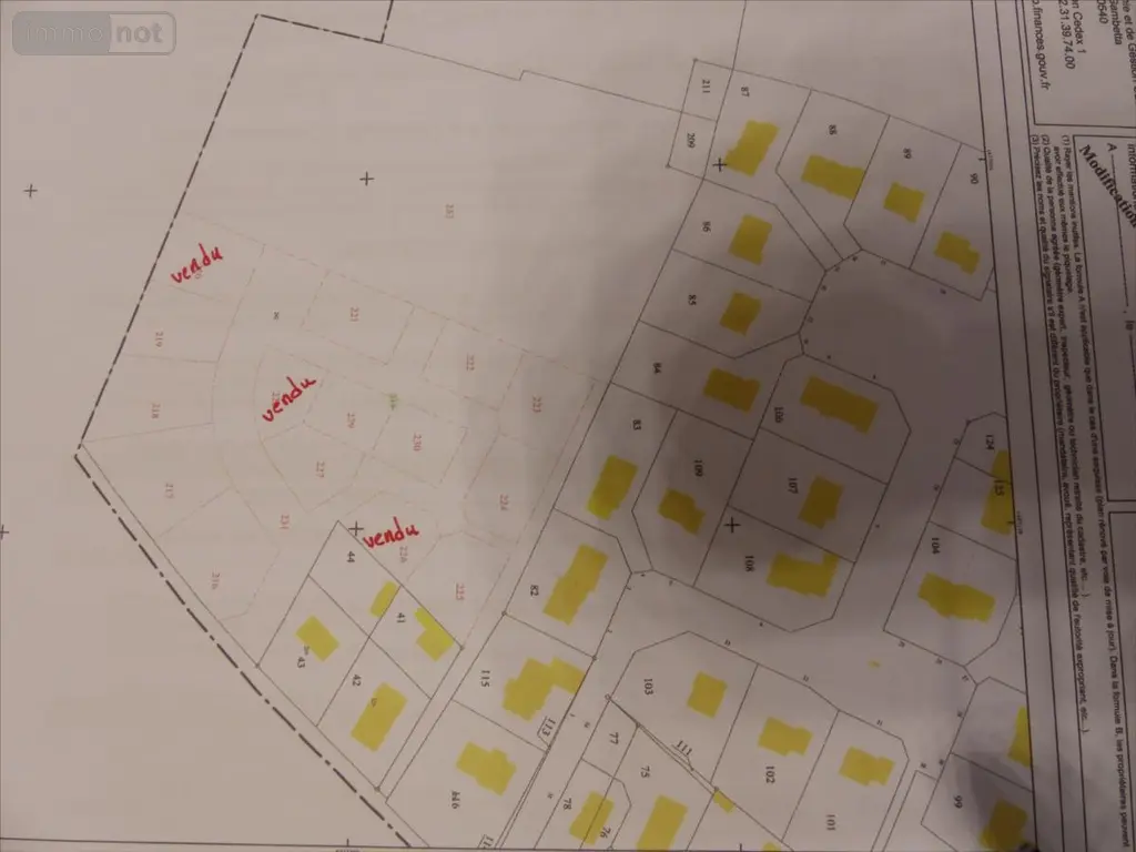 Terrain a batir a vendre Subles 14400 Calvados 14 120117 euros 50061-1033252 003