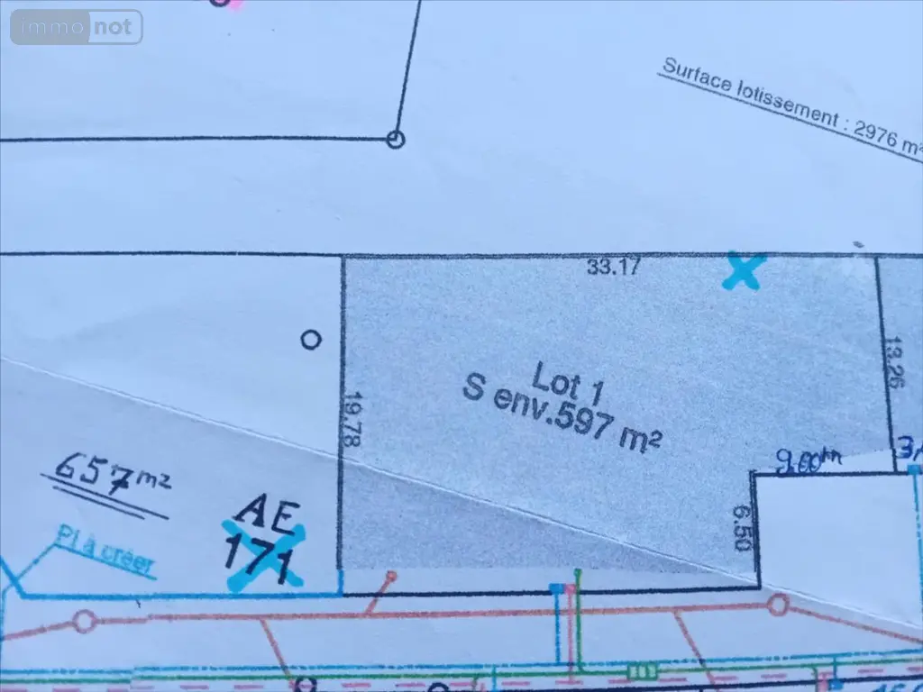 Terrain a batir a vendre Saint-Mars-d'Outillé 72220 Sarthe 72 52030 euros 72012-1053077 004
