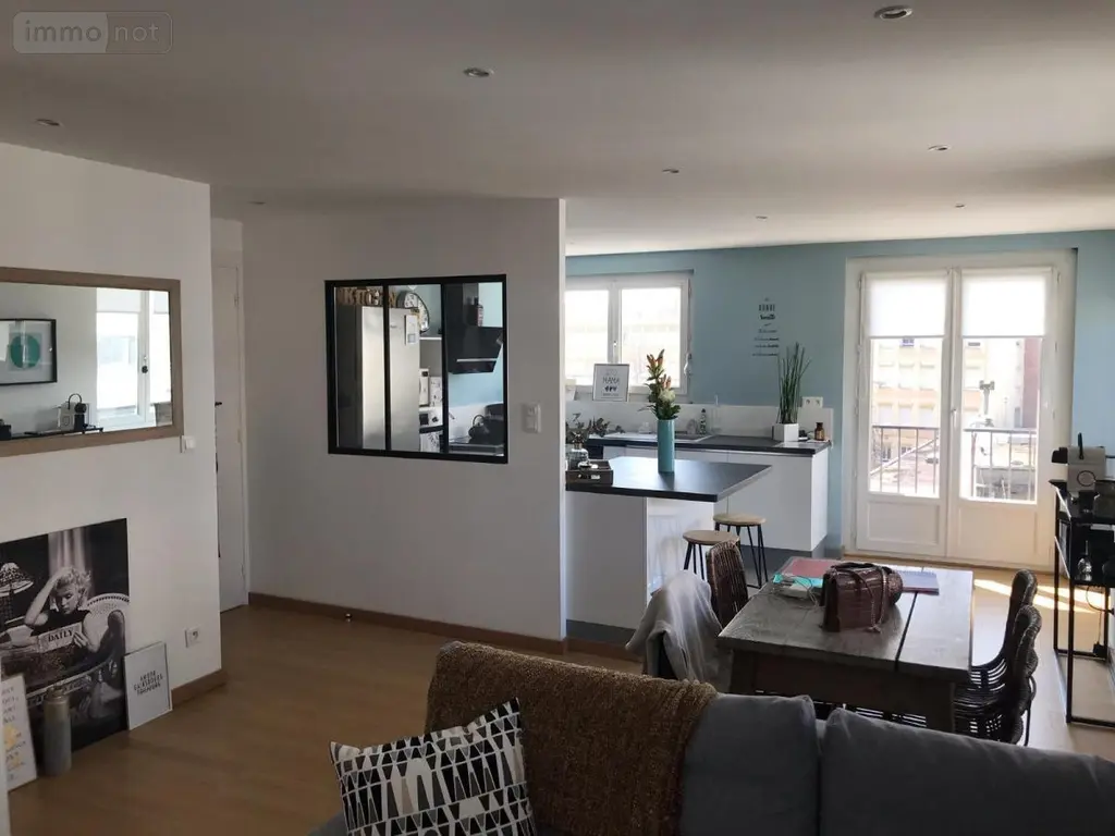 Location appartement Boulogne-sur-Mer 62200 Pas-de-Calais 62 55 m2 2 pièces 615 euros 62057-L231 011
