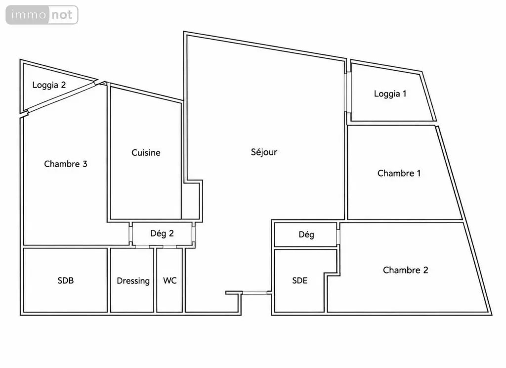 Appartement a vendre Paris 13e Arrondissement 75013 Paris 75 131 m2 5 pièces 999000 euros 92010-1383 010