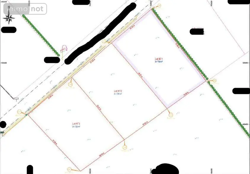 Terrain a batir a vendre Rely 62120 Pas-de-Calais 62 38500 euros 62050-1585 001