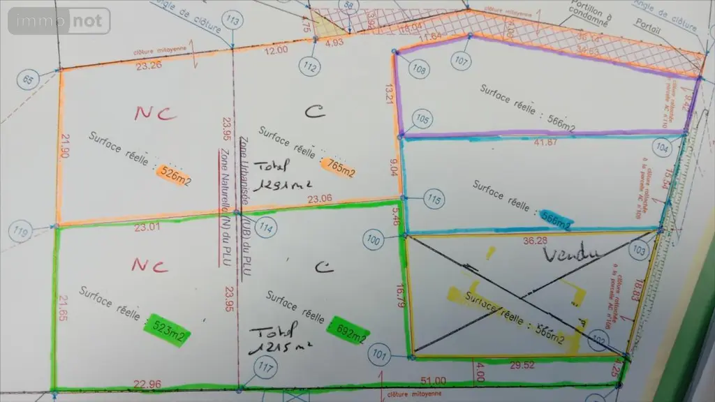 Terrain a batir a vendre Marigné-Laillé 72220 Sarthe 72 23800 euros 72012-1094962 007