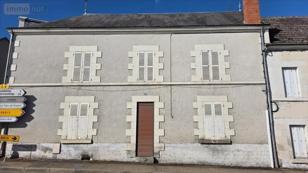 Maison a vendre Val-Fouzon 36210 Indre 36 148 m2 6 pièces 75250 euros 021/1610 002