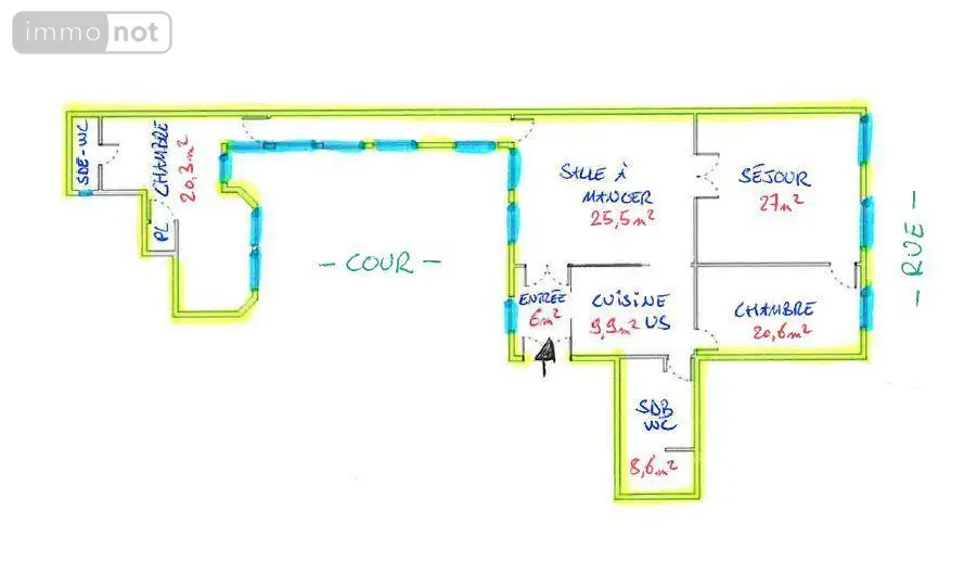 Appartement a vendre Paris 9e Arrondissement 75009 Paris 75 127 m2 4 pièces 1237000 euros 75022-923 018
