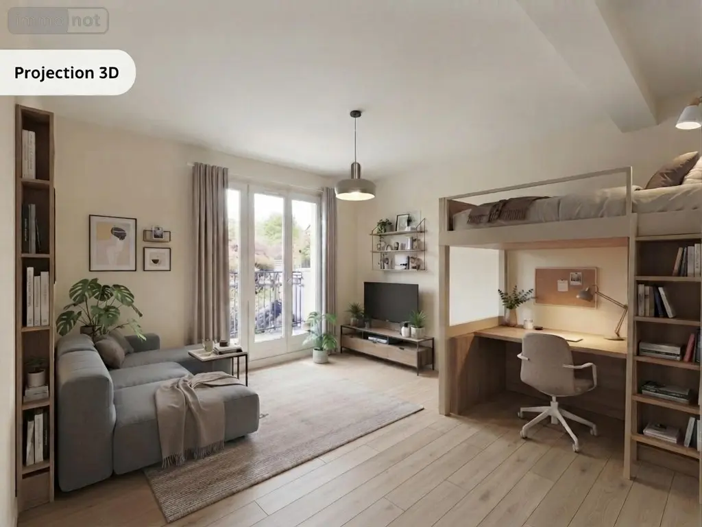 Appartement a vendre Tours 37000 Indre-et-Loire 37 35 m2 1 pièce 65000 euros 37096-55 002