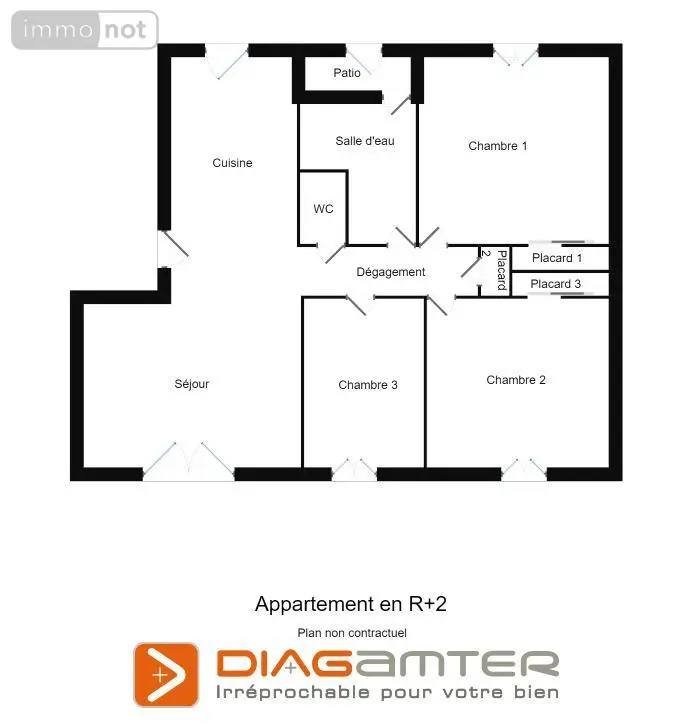Appartement a vendre Morlaix 29600 Finistère 29 74 m2 5 pièces 173910 euros 29107-2836 008