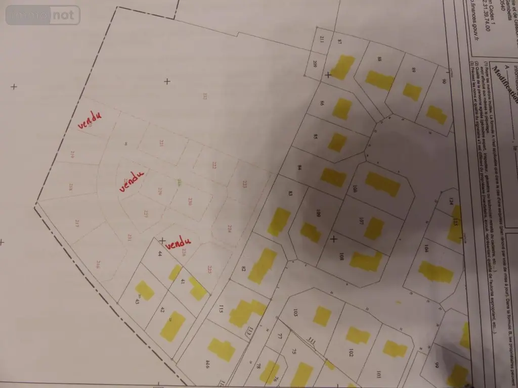 Terrain a batir a vendre Subles 14400 Calvados 14 119157 euros 50061-2920 003