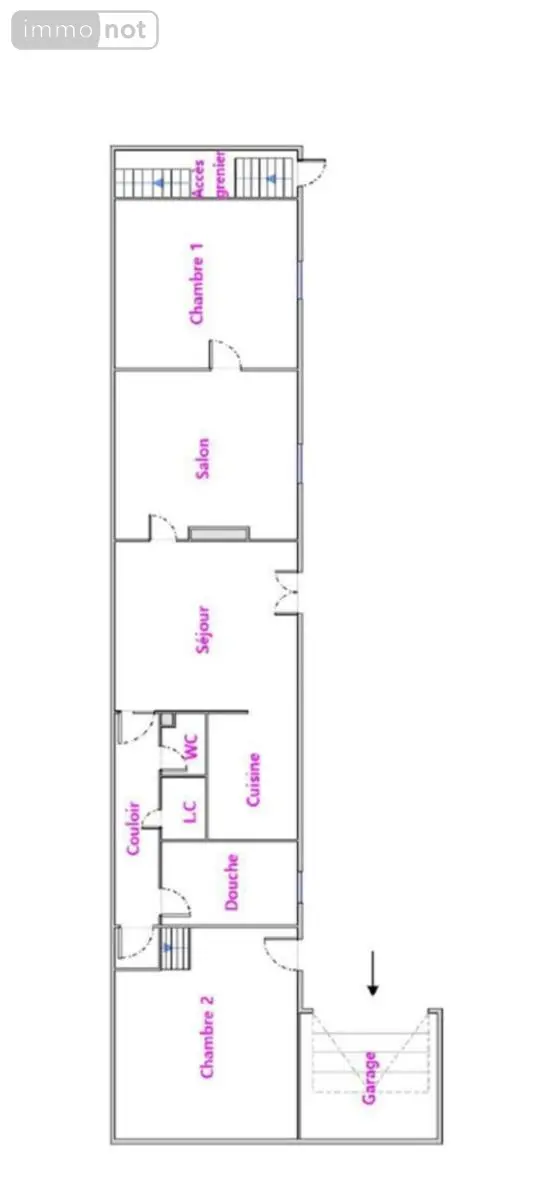 Maison a vendre Les Ponts-de-Cé 49130 Maine-et-Loire 49 81 m2 4 pièces 260400 euros 49005-1384 010